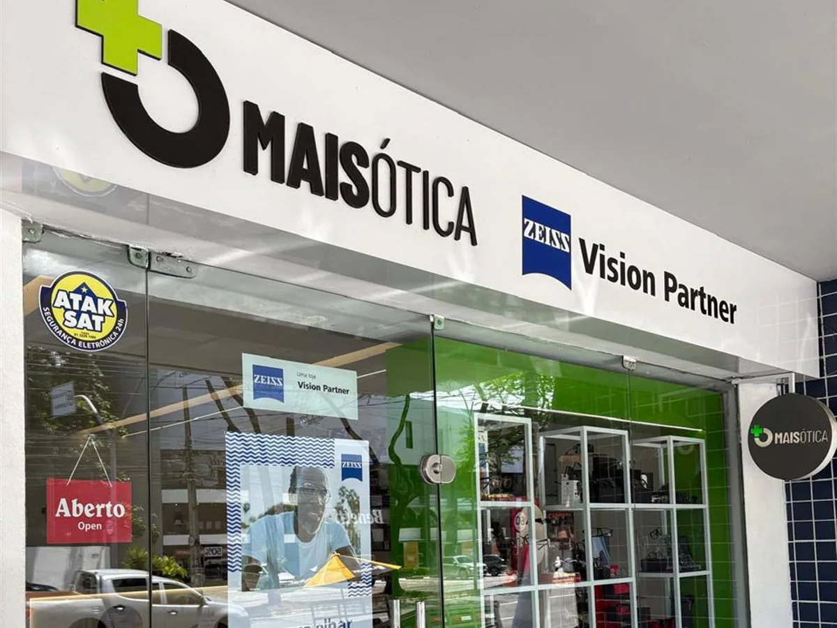 Fachada da unidade Mais Ótica Boa Viagem